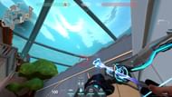 Pearl Outside B-Tunnel's crosshair placement (Image via Riot Games)